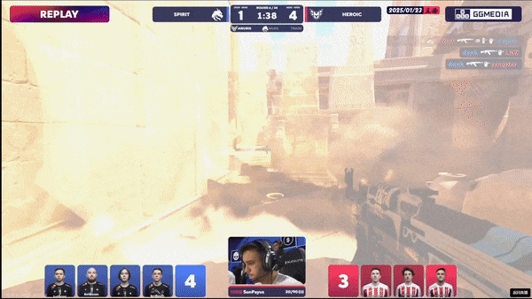 BLAST 赏金赛 S1 决赛：极致突破！Spirit 2-0 Heroic